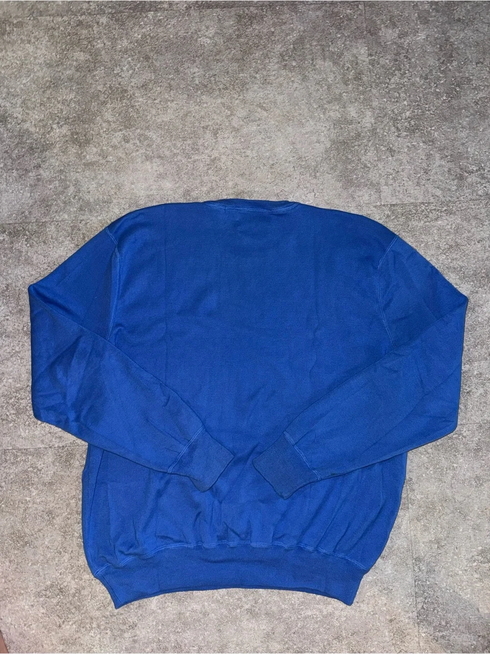 Polo Ralph Lauren Men’s Knit Crew Neck Pullover Sweater Blue Embroidered Logo XL